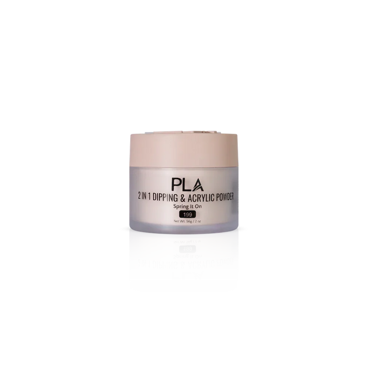 PLA Nail Dip Powder (front view of the jar)