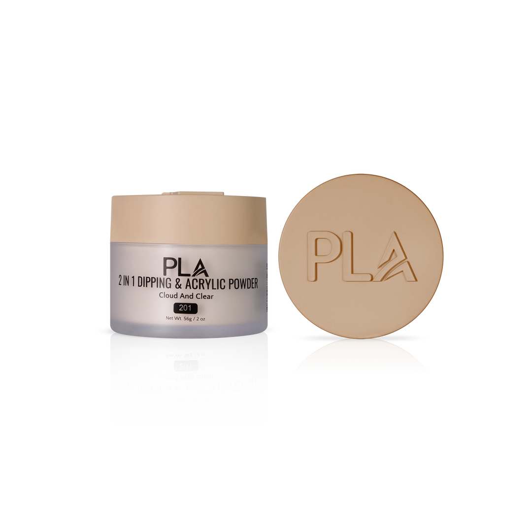 PLA Nail Dip Powder (front view of the jar and lid)