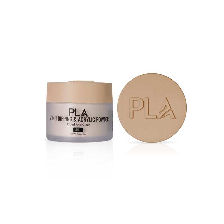 PLA Nail Dip Powder (front view of the jar and lid)