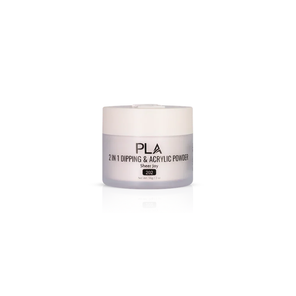 PLA Nail Dip Powder (front view of the jar)