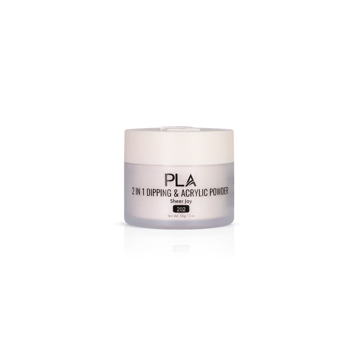 PLA Nail Dip Powder (front view of the jar)
