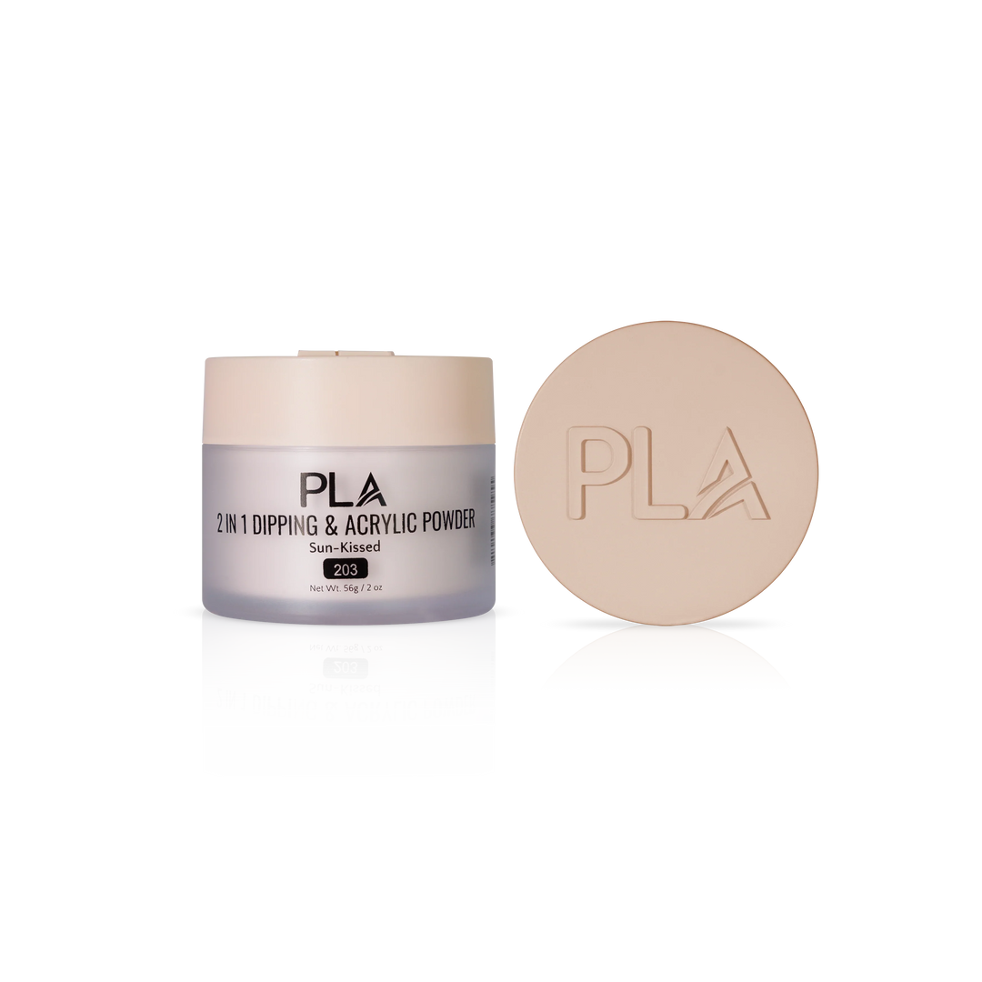 PLA Nail Dip Powder (front view of the jar and lid)