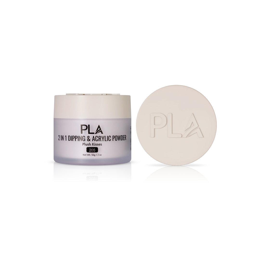 PLA Nail Dip Powder (front view of the jar and lid)