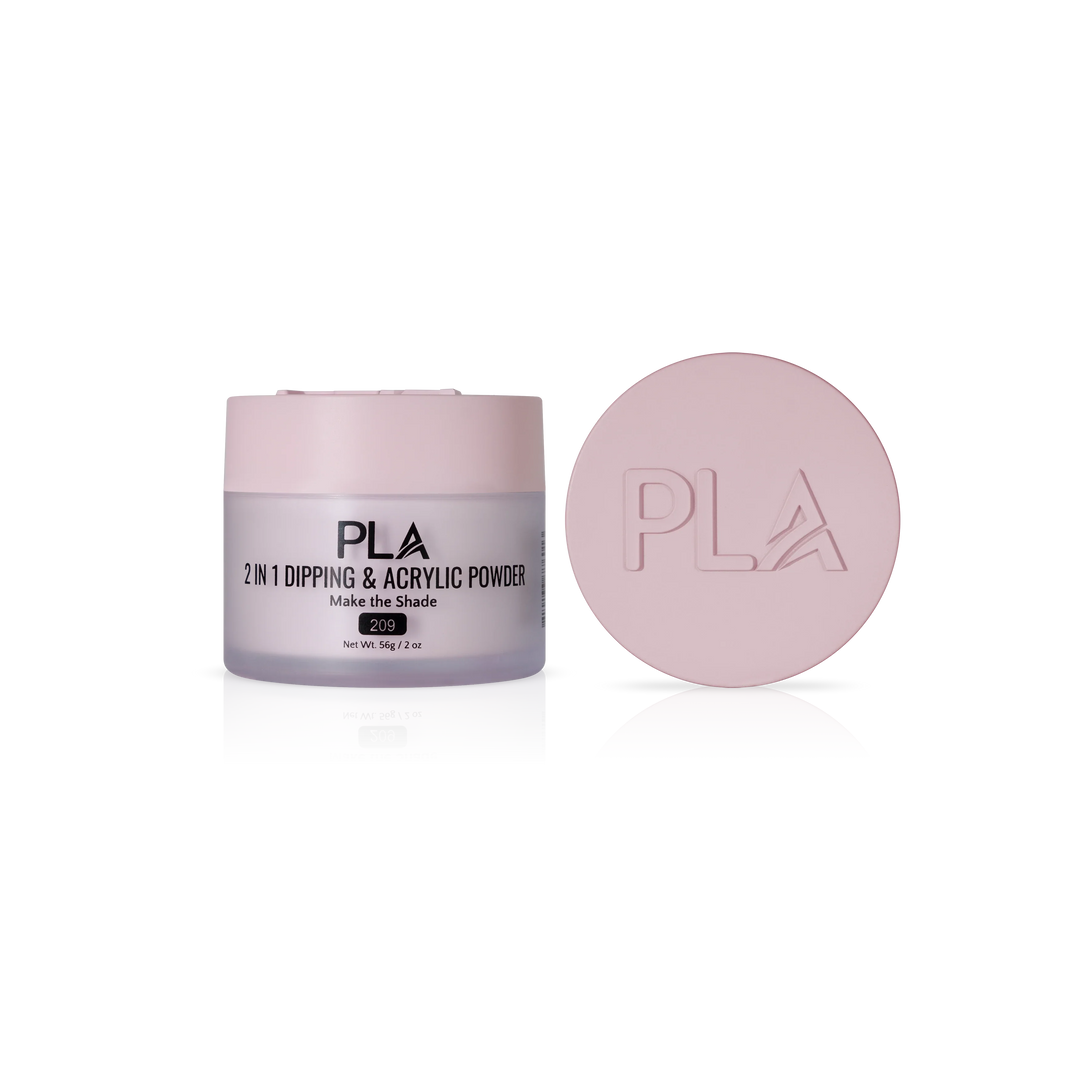 PLA Nail Dip Powder (front view of the jar and lid)