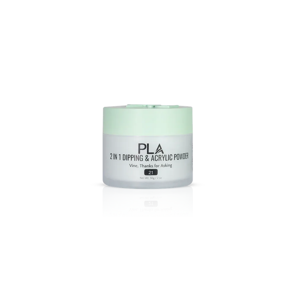 PLA Nail Dip Powder (front view of the jar)