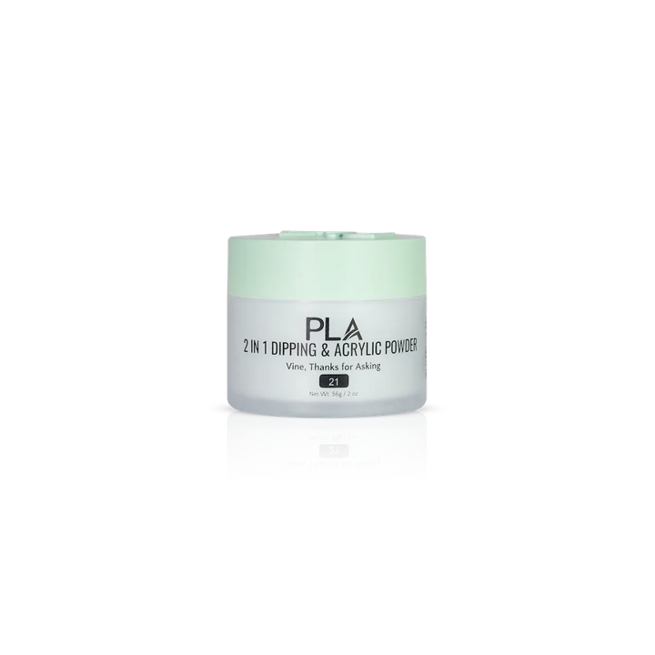 PLA Nail Dip Powder (front view of the jar)