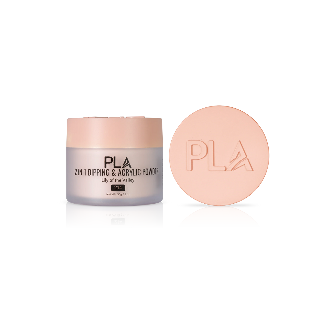 PLA Nail Dip Powder (front view of the jar and lid)