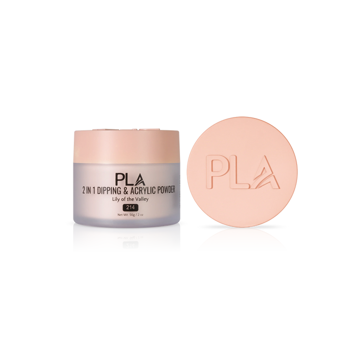 PLA Nail Dip Powder (front view of the jar and lid)