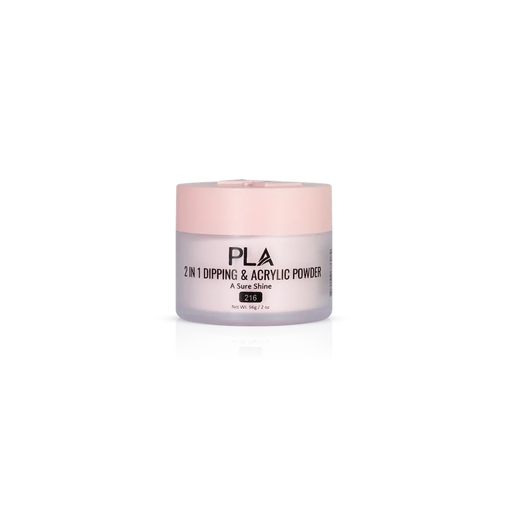PLA Nail Dip Powder (front view of the jar)