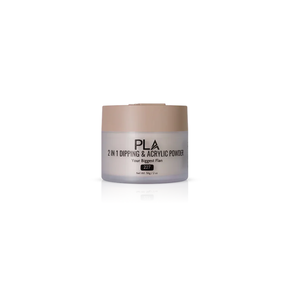 PLA Nail Dip Powder (front view of the jar)