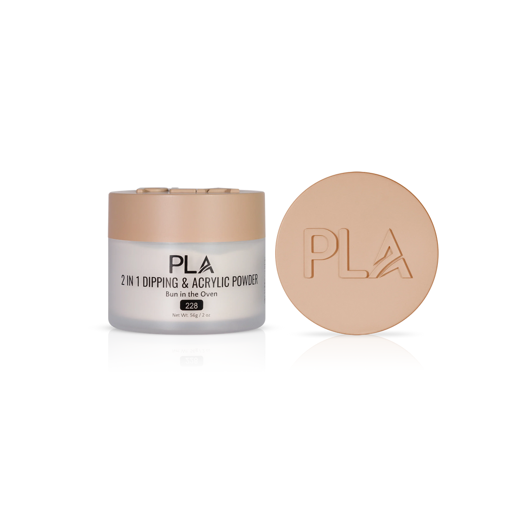 PLA Nail Dip Powder (front view of the jar and lid)