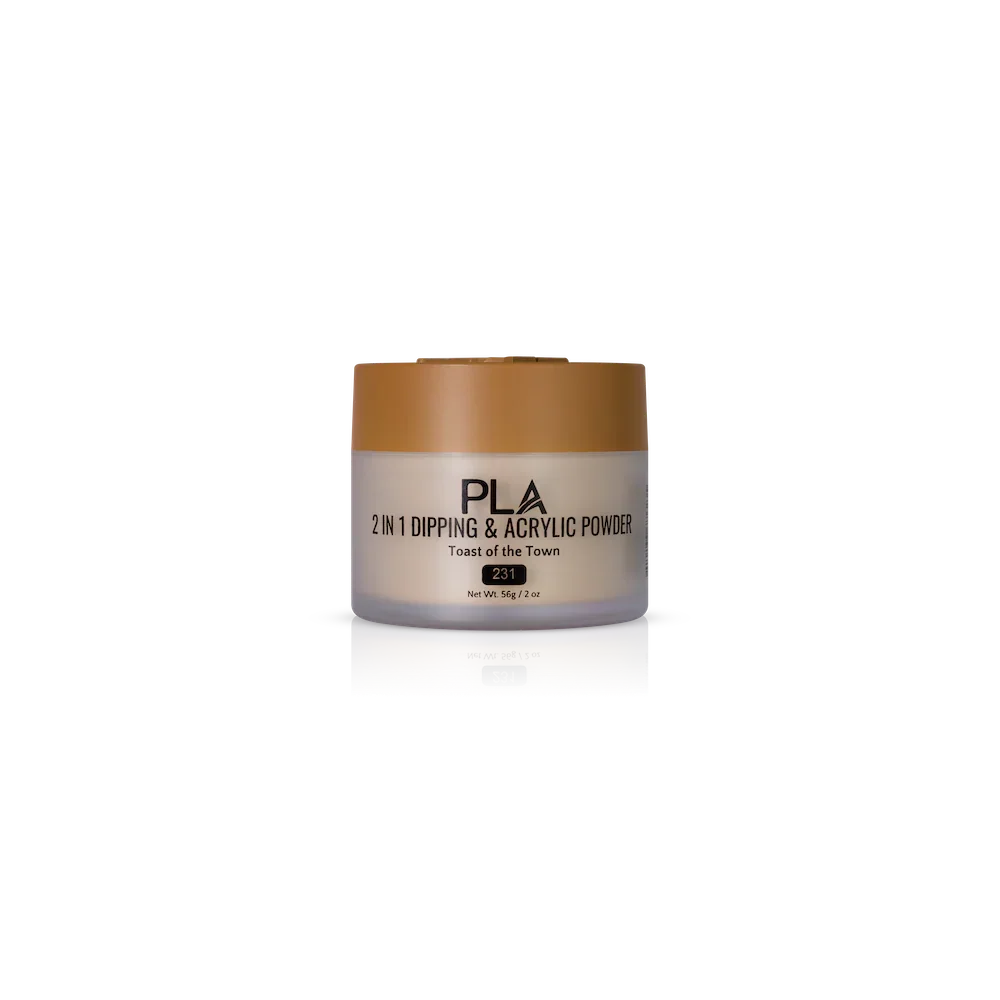 PLA Nail Dip Powder (front view of the jar)