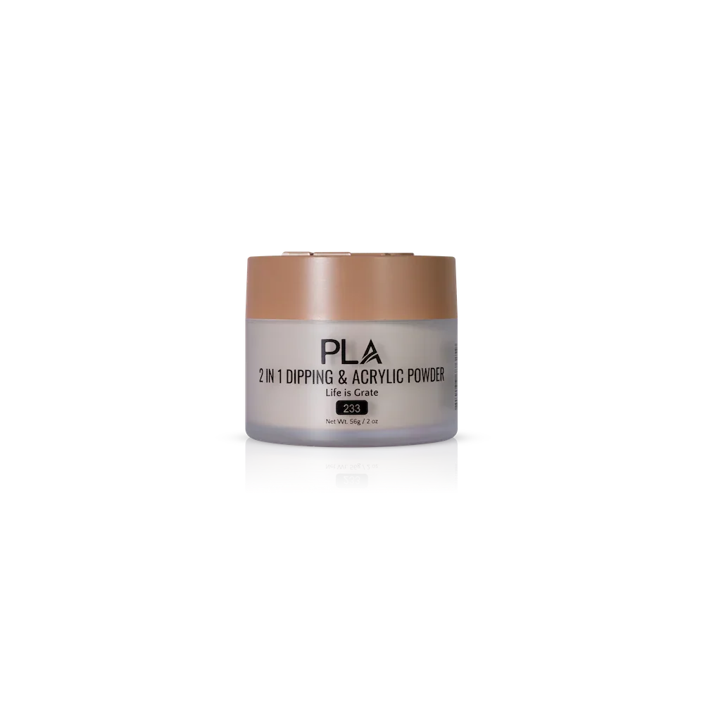 PLA Nail Dip Powder (front view of the jar)