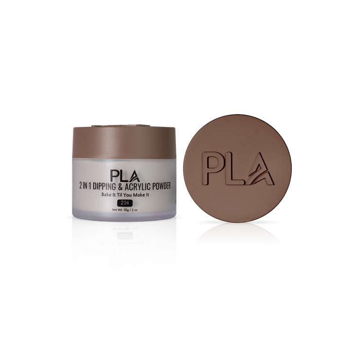PLA Nail Dip Powder (front view of the jar and lid)