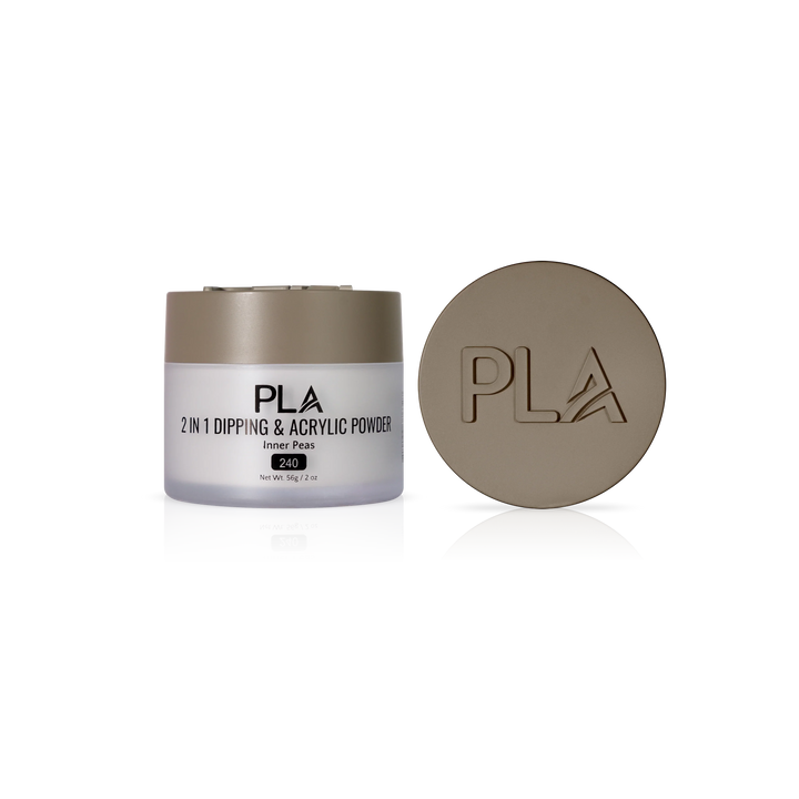 PLA Nail Dip Powder (front view of the jar and lid)