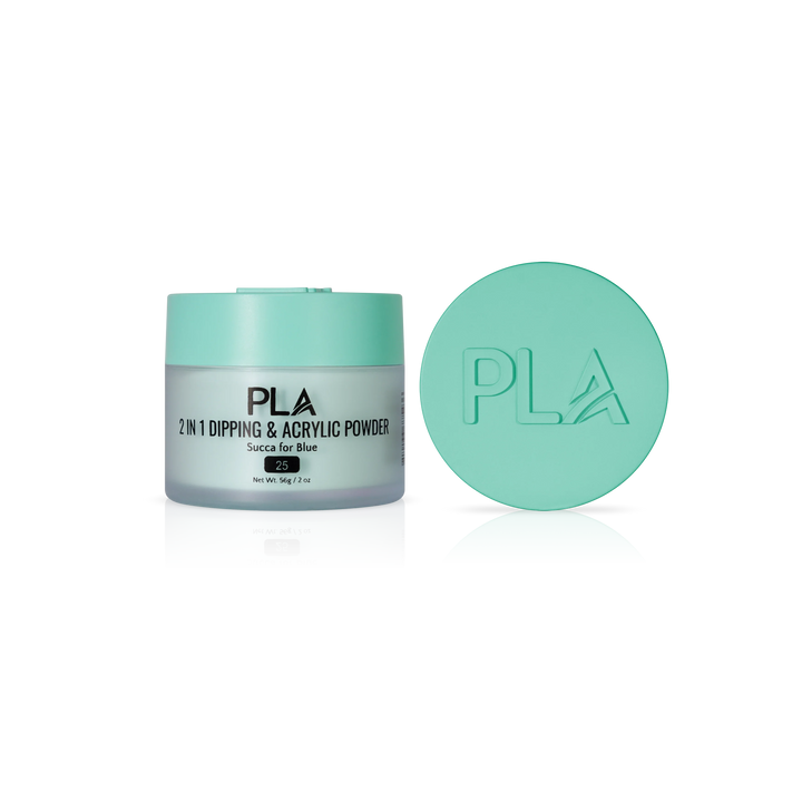 PLA Nail Dip Powder (front view of the jar and lid)