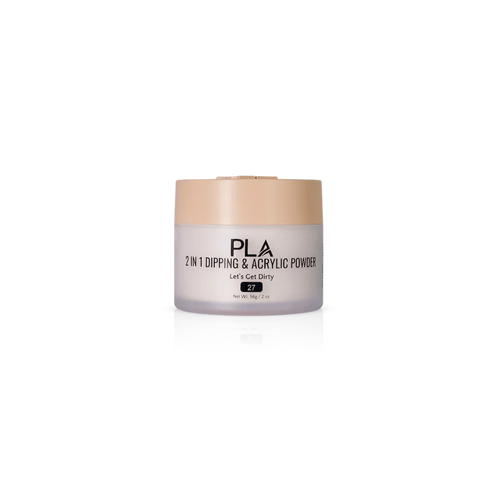 PLA Nail Dip Powder (front view of the jar)