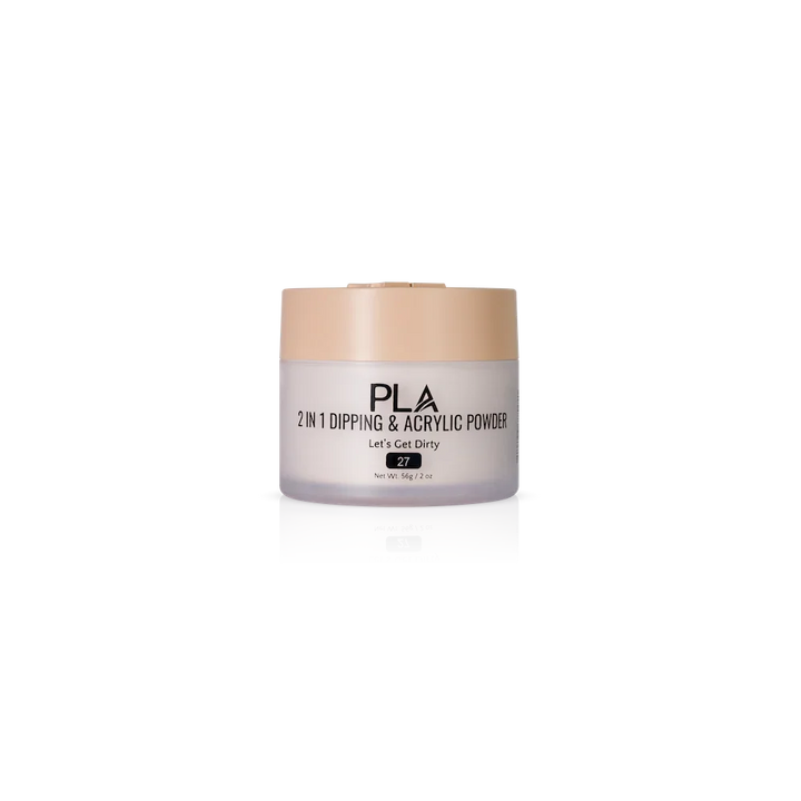 PLA Nail Dip Powder (front view of the jar)