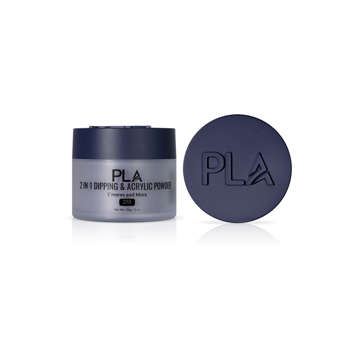 PLA Nail Dip Powder (front view of the jar and lid)