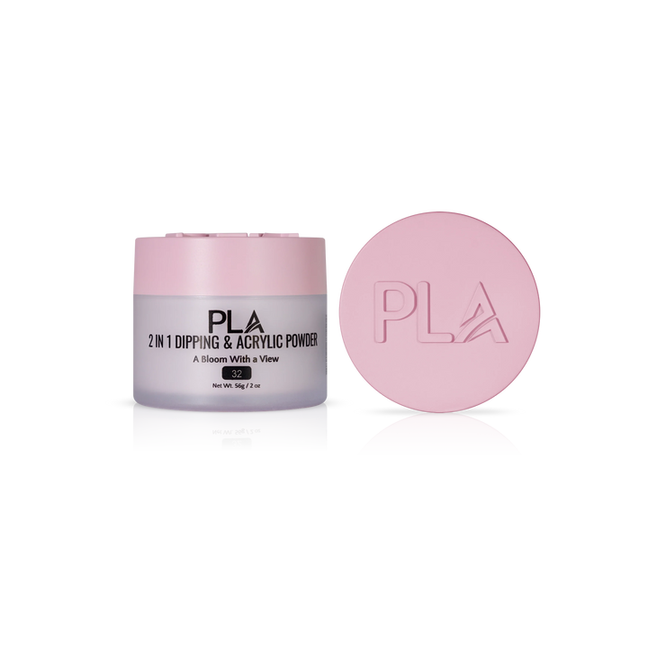 PLA Nail Dip Powder (front view of the jar and lid)