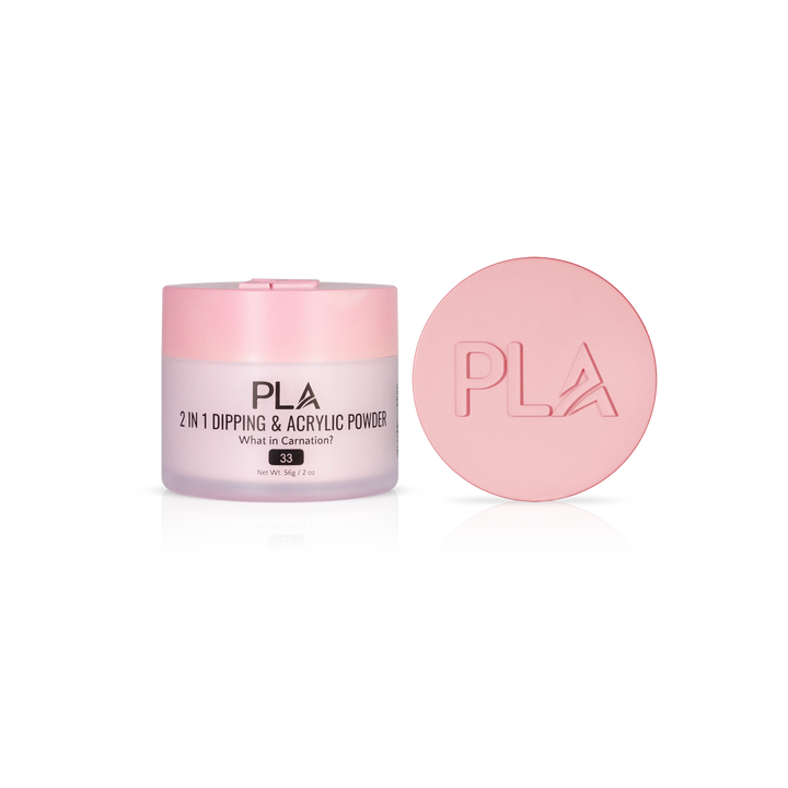 PLA Nail Dip Powder (front view of the jar and lid)