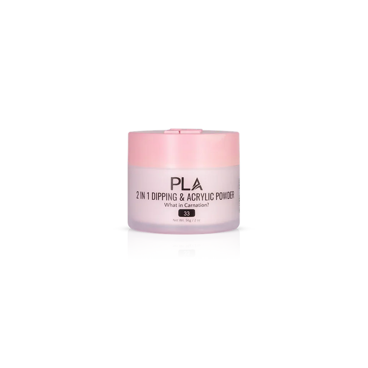 PLA Nail Dip Powder (front view of the jar)