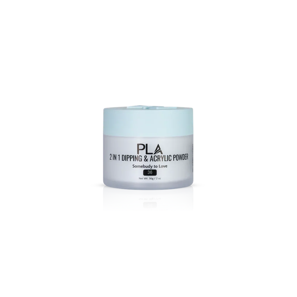 PLA Nail Dip Powder (front view of the jar)
