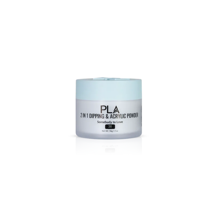 PLA Nail Dip Powder (front view of the jar)