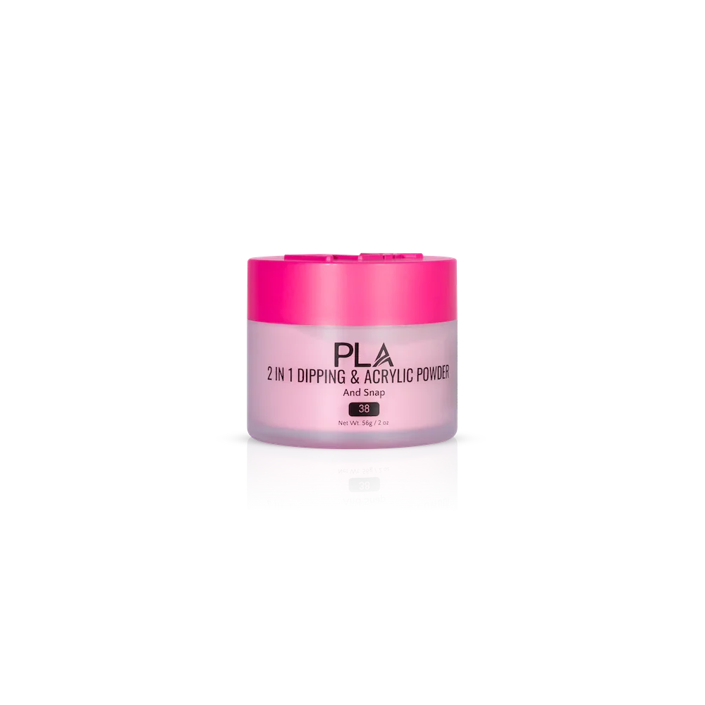 PLA Nail Dip Powder (front view of the jar)