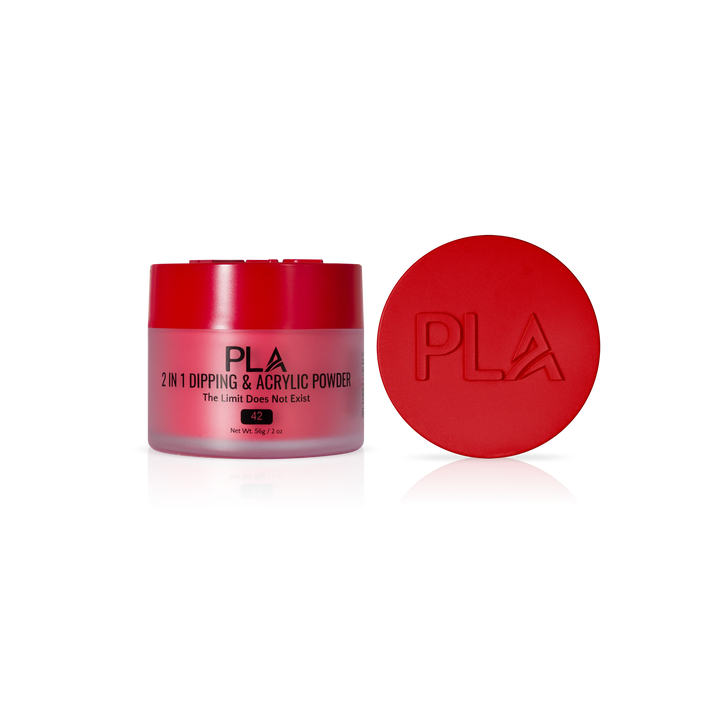 PLA Nail Dip Powder (front view of the jar and lid)