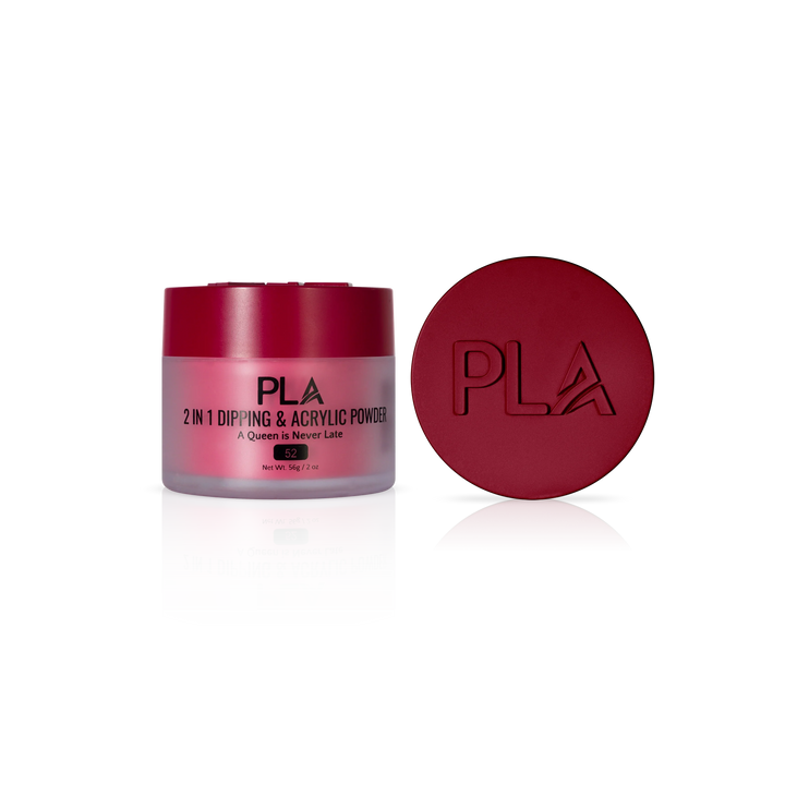PLA Nail Dip Powder (front view of the jar and lid)