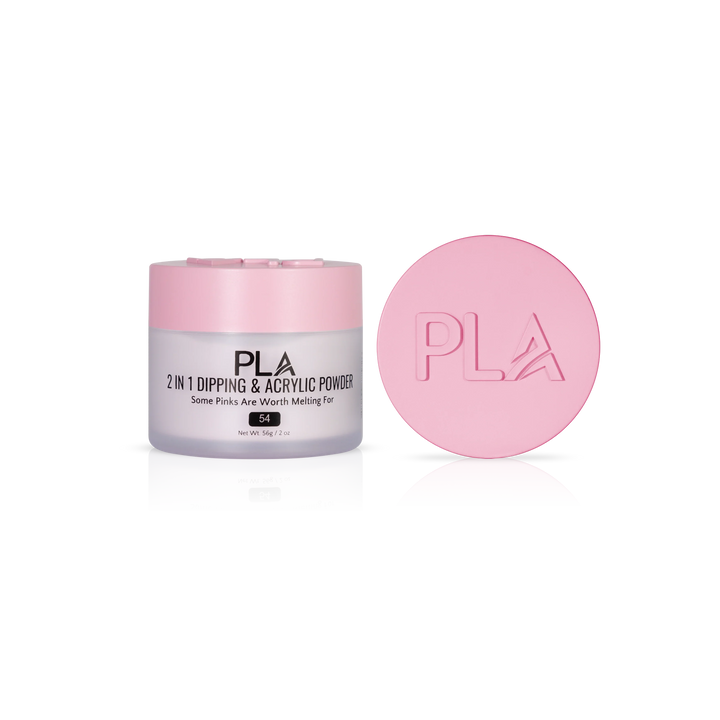 PLA Nail Dip Powder (front view of the jar and lid)