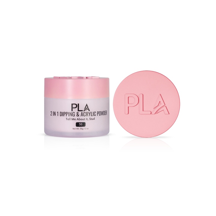 PLA Nail Dip Powder (front view of the jar and lid)