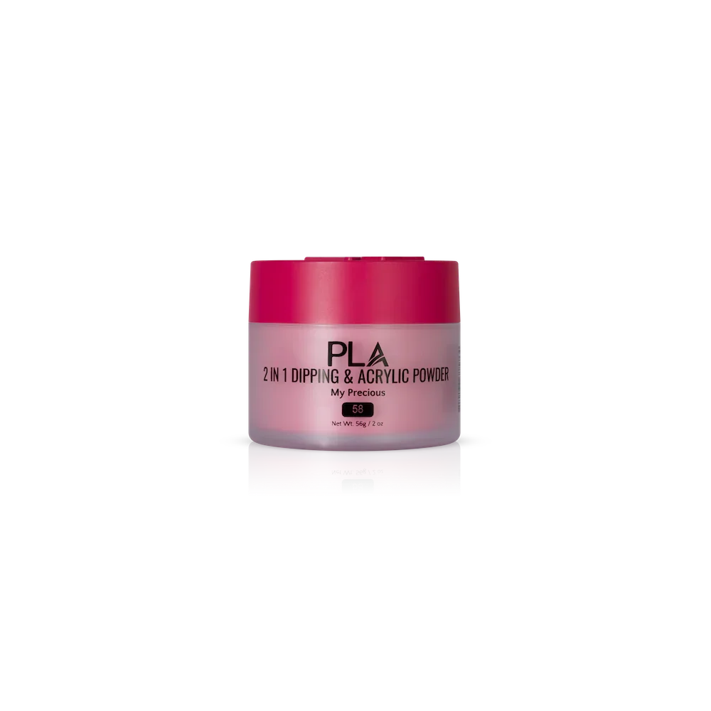 PLA Nail Dip Powder (front view of the jar)