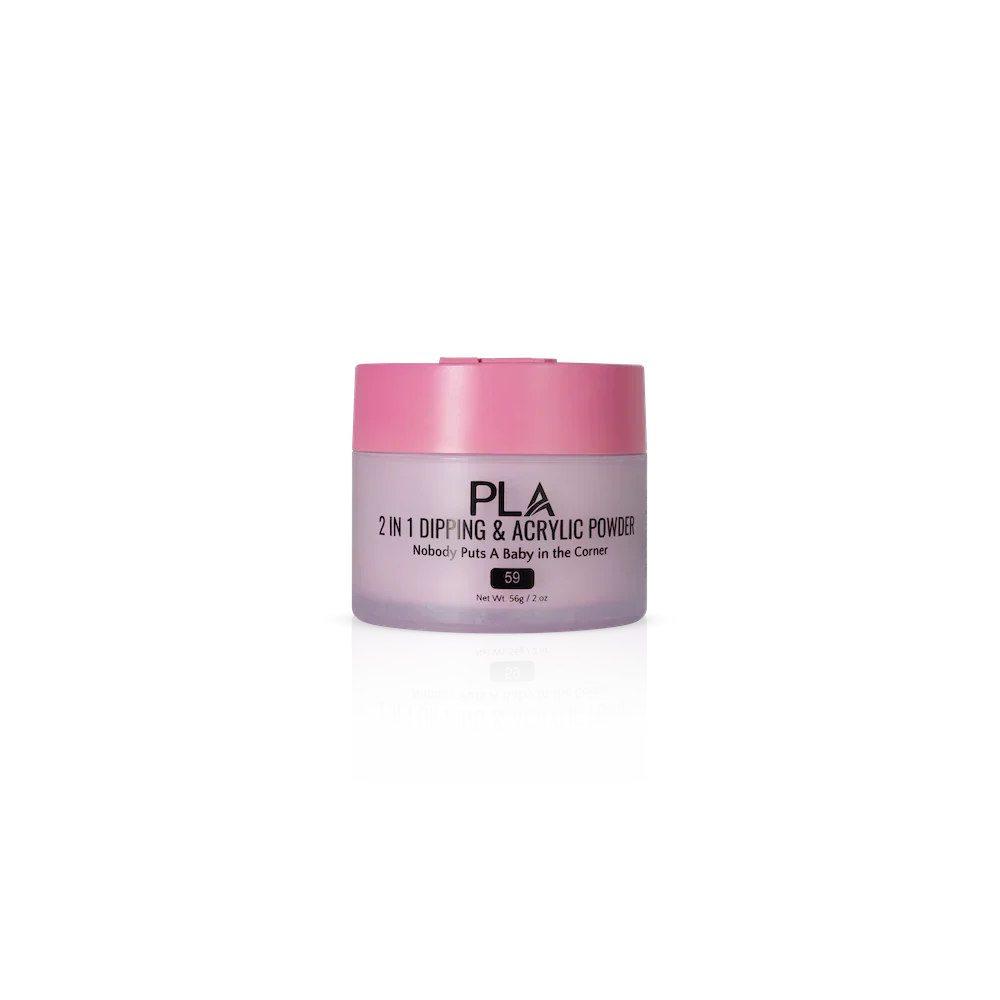 PLA Nail Dip Powder (front view of the jar)