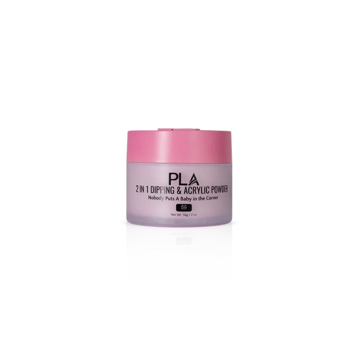 PLA Nail Dip Powder (front view of the jar)