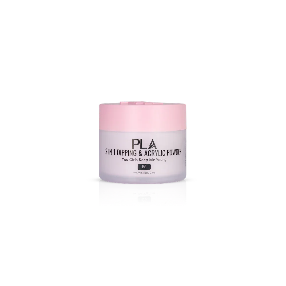 PLA Nail Dip Powder (front view of the jar)