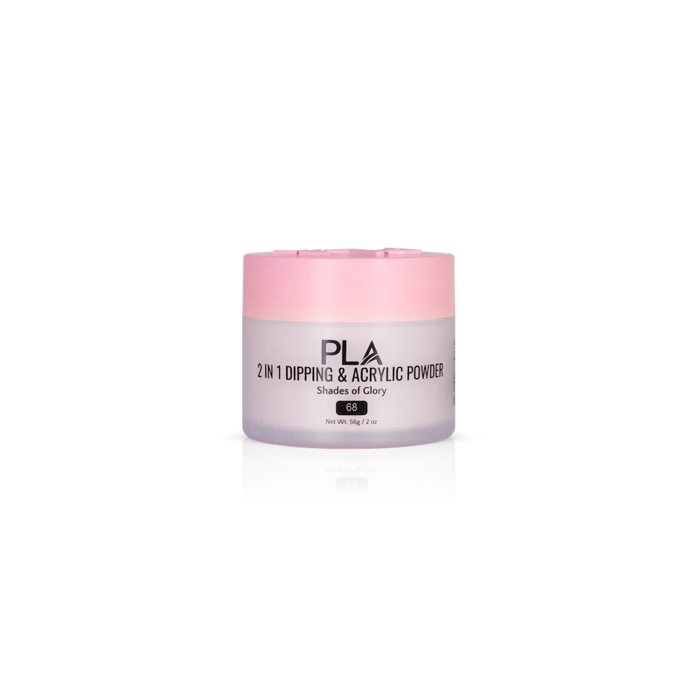 PLA Nail Dip Powder (front view of the jar)