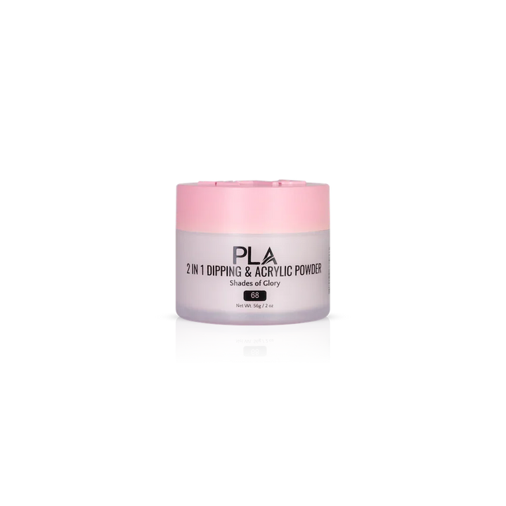 PLA Nail Dip Powder (front view of the jar)