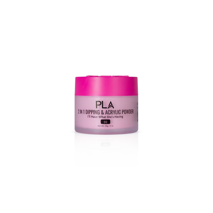 PLA Nail Dip Powder (front view of the jar)