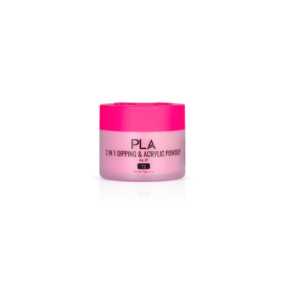 PLA Nail Dip Powder (front view of the jar)