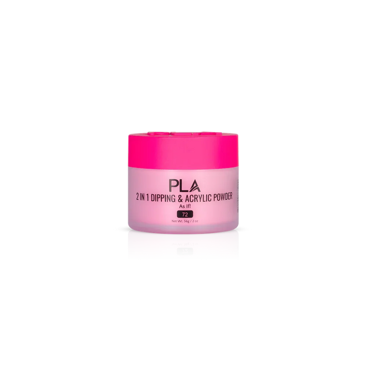 PLA Nail Dip Powder (front view of the jar)