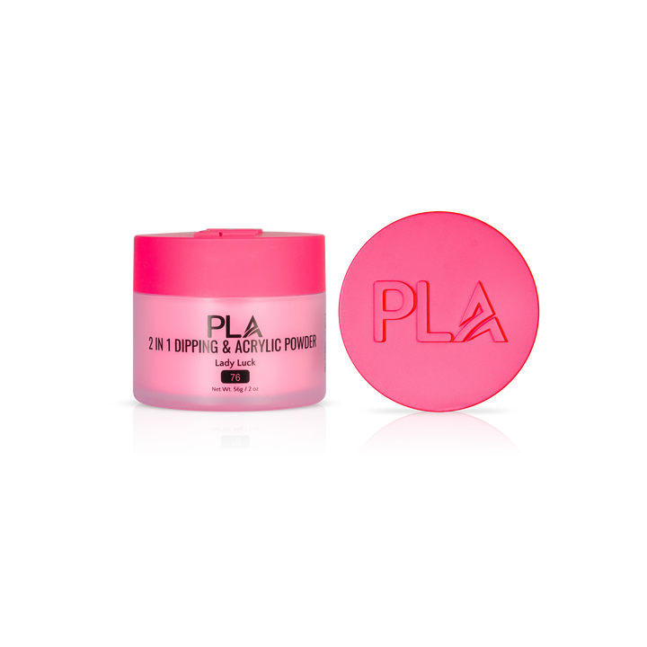 PLA Nail Dip Powder (front view of the jar and lid)