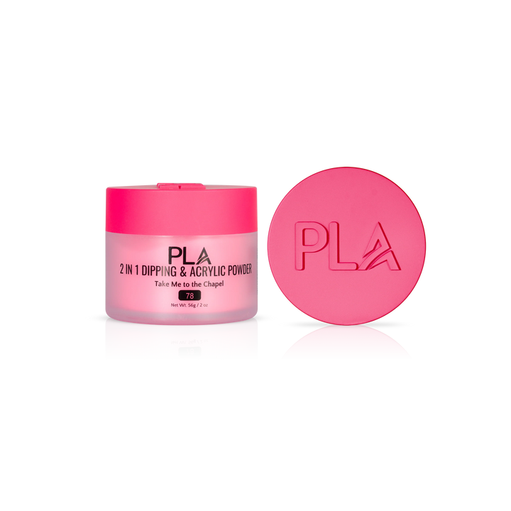 PLA Nail Dip Powder (front view of the jar and lid)