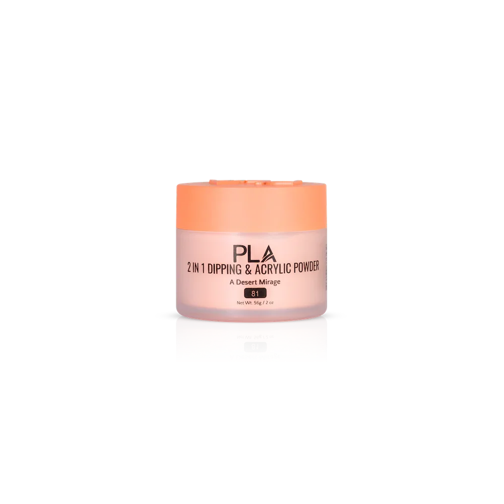 PLA Nail Dip Powder (front view of the jar)