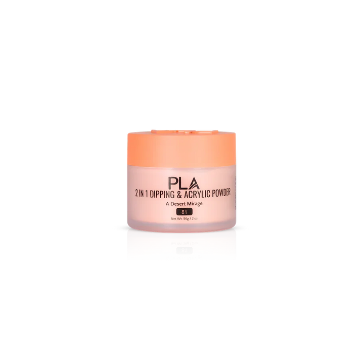 PLA Nail Dip Powder (front view of the jar)