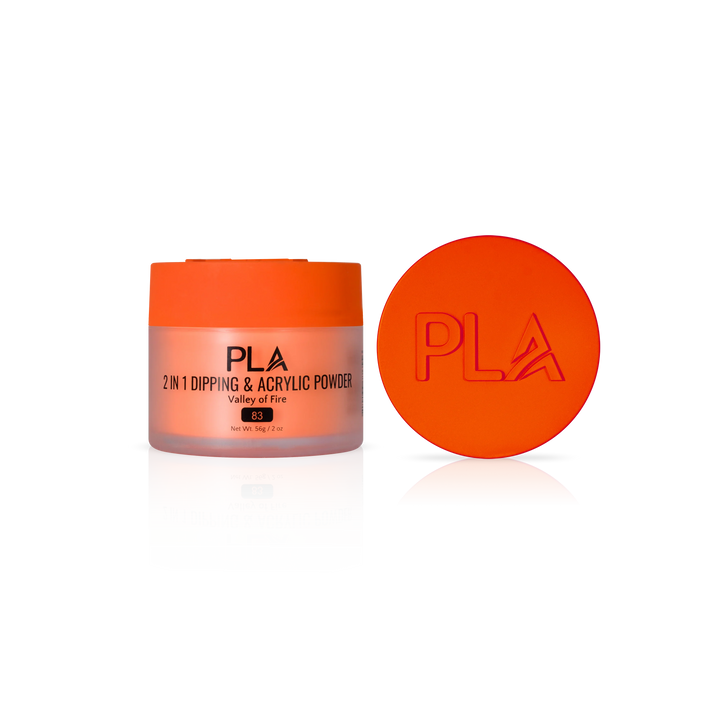 PLA Nail Dip Powder (front view of the jar and lid)