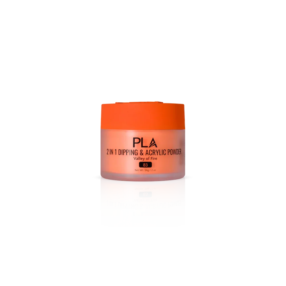 PLA Nail Dip Powder (front view of the jar)