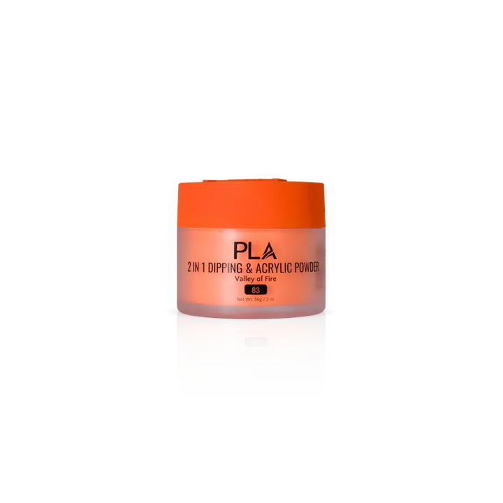 PLA Nail Dip Powder (front view of the jar)