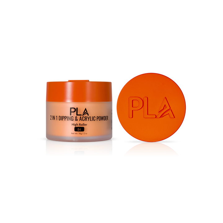 PLA Nail Dip Powder (front view of the jar and lid)